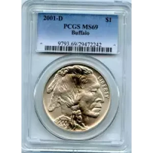 Modern Commemoratives --- American Buffalo Commemorative 2001-Silver- 1 Dollar (3)