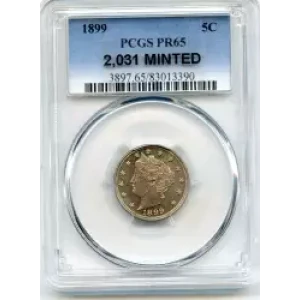 Nickel Five Cent Pieces-Liberty Head 1883-1913 (3)