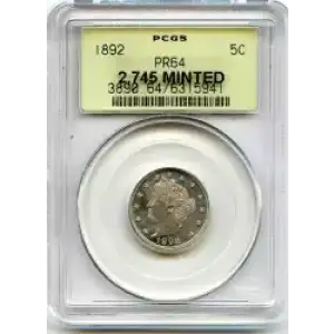 Nickel Five Cent Pieces-Liberty Head 1883-1913 (3)