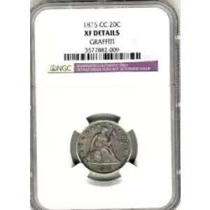 Twenty Cent Pieces-Liberty Seated 1875-1878 (3)