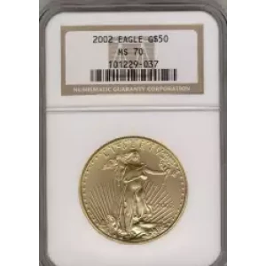 Gold Bullion-Gold Eagles--$50 Gold Eagle 1 oz -Gold- 50 Dollar (3)