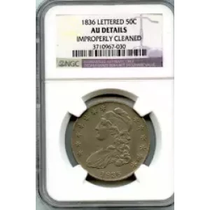 Half Dollars---Capped Bust, Reeded Edge 1836-1839 -Silver- 0.5 Dollar (3)