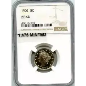 Nickel Five Cent Pieces-Liberty Head 1883-1913 (3)