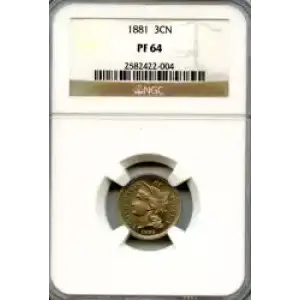 Nickel Three Cent Pieces 1865-1889 (3)