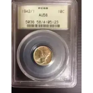 Dimes---Winged Liberty Head or Mercury 1916-1945 -Silver- 1 Dime (3)