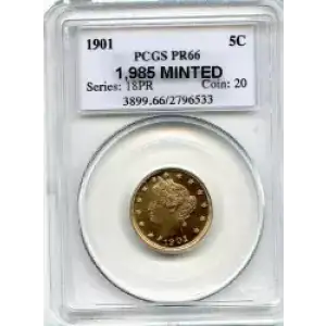 Nickel Five Cent Pieces-Liberty Head 1883-1913 (3)