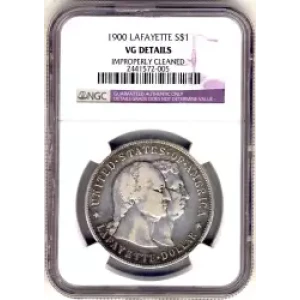 Classic Commemorative Silver--- Lafayette Dollar 1900 (3)