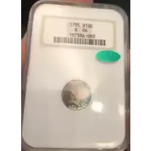 Half Dimes---Flowing Hair 1794-1795 -Silver- 0.5 Dime (3)