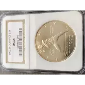 Modern Commemoratives --- XXV Olympiad 1992 -Silver- 1 Dollar (3)