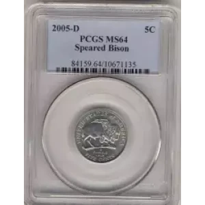 Nickel Five Cent Pieces-Jefferson (3)