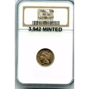 Nickel Three Cent Pieces 1865-1889 (3)