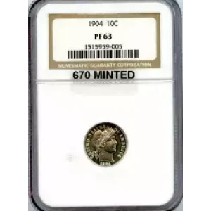 Dimes---Barber or Liberty Head 1892-1916 -Silver- 1 Dime (3)