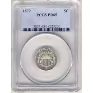 Nickel Five Cent Pieces-Shield 1866-1883 (3)