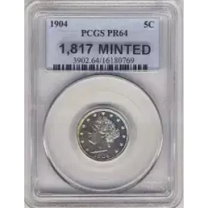 Nickel Five Cent Pieces-Liberty Head 1883-1913 (3)