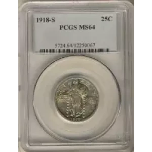 Quarter Dollars---Standing Liberty (3)