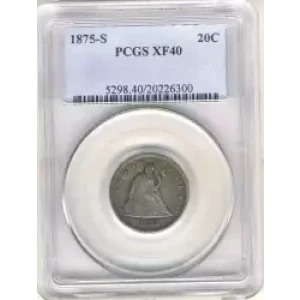 Twenty Cent Pieces-Liberty Seated 1875-1878 (3)