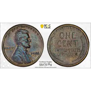 1955 1C Doubled Die Obverse, BN