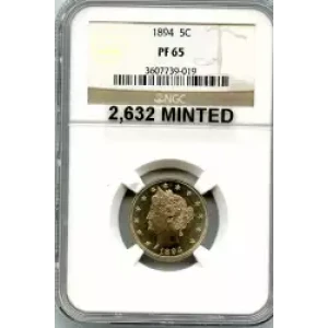 Nickel Five Cent Pieces-Liberty Head 1883-1913 (3)