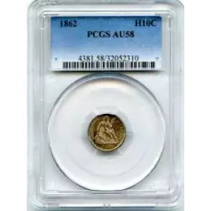 Half Dimes---Liberty Seated 1837-1873-Silver- 0.5 Dime (3)