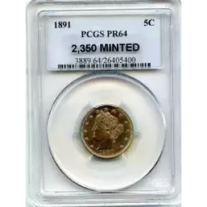 Nickel Five Cent Pieces-Liberty Head 1883-1913 (3)