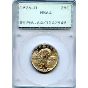 Quarter Dollars---Standing Liberty (3)