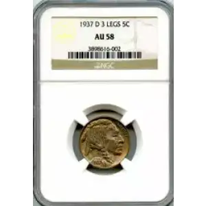 Nickel Five Cent Pieces-Indian Head or Buffalo (3)