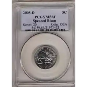 Nickel Five Cent Pieces-Jefferson (3)