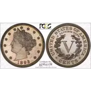 Nickel Five Cent Pieces-Liberty Head 1883-1913 (3)