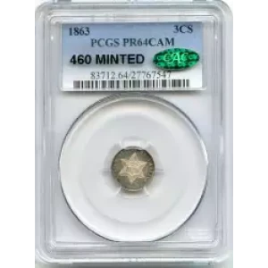 Silver Three Cent Pieces Trimes-1851-1873 (3)