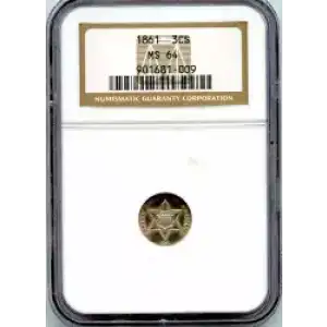 Silver Three Cent Pieces Trimes-1851-1873 (3)