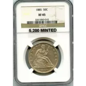 Half Dollars---Liberty Seated 1839-1891 -Silver- 0.5 Dollar (3)