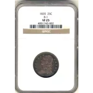 Quarter Dollars---Capped Bust (3)