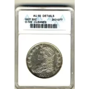 Half Dollars---Capped Bust, Reeded Edge 1836-1839 -Silver- 0.5 Dollar (3)