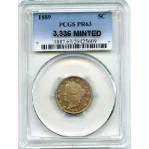 Nickel Five Cent Pieces-Liberty Head 1883-1913 (3)