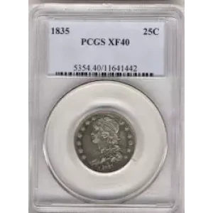 Quarter Dollars---Capped Bust (3)