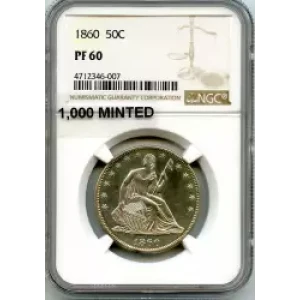 Half Dollars---Liberty Seated 1839-1891 -Silver- 0.5 Dollar (3)