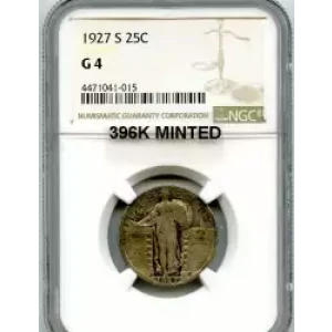 Quarter Dollars---Standing Liberty (3)