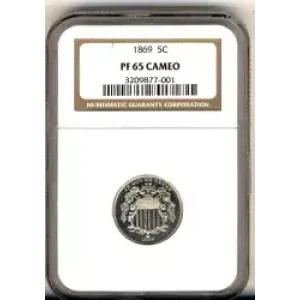 Nickel Five Cent Pieces-Shield 1866-1883 (3)