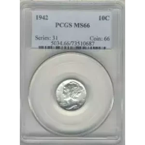 Dimes---Winged Liberty Head or Mercury 1916-1945 -Silver- 1 Dime (3)