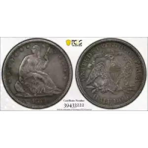 Half Dollars---Liberty Seated 1839-1891 -Silver- 0.5 Dollar (3)