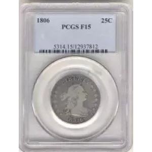 Quarter Dollars---Draped Bust (3)