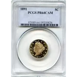 Nickel Five Cent Pieces-Liberty Head 1883-1913 (3)