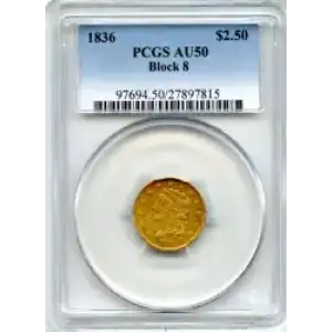 Quarter Eagles---Classic Head, 1834-1839 -Gold- 2.5 Dollar (3)