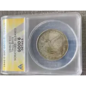 Half Dollars---Liberty Seated 1839-1891 -Silver- 0.5 Dollar (3)