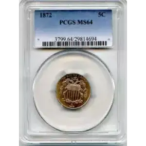 Nickel Five Cent Pieces-Shield 1866-1883 (3)