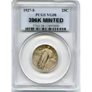 Quarter Dollars---Standing Liberty (3)