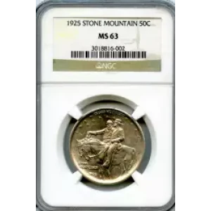 Classic Commemorative Silver--- Stone Mountain Memorial 1925 -Silver- 0.5 Dollar (3)