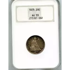 Twenty Cent Pieces-Liberty Seated 1875-1878 (3)
