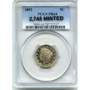 Nickel Five Cent Pieces-Liberty Head 1883-1913 (3)