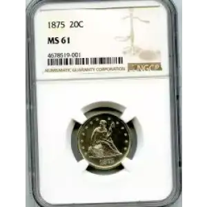 Twenty Cent Pieces-Liberty Seated 1875-1878 (3)